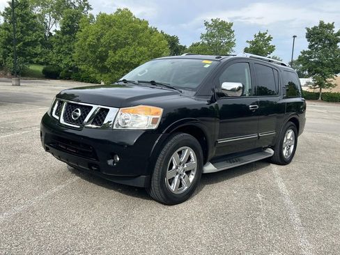Used 2014 Nissan Armada Platinum w/ 2nd Row Captain Seat Package RWD image 3