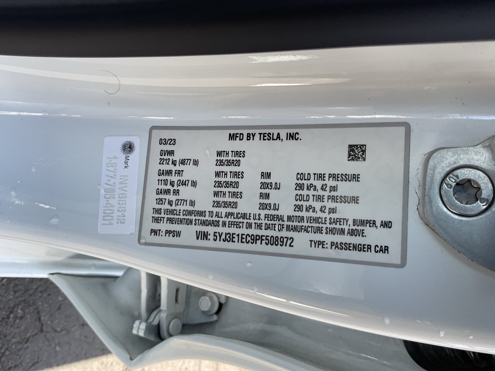 Used 2023 Tesla Model 3 Performance AWD/4WD image 27