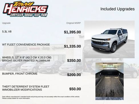 Used 2021 Chevrolet Silverado 1500 W/T w/ WT Fleet Convenience Package RWD image 8