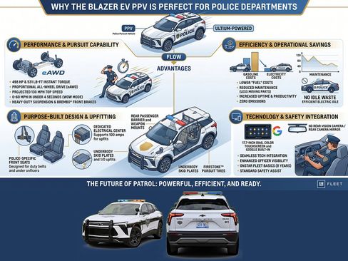 New 2025 Chevrolet Blazer EV AWD Police image 3