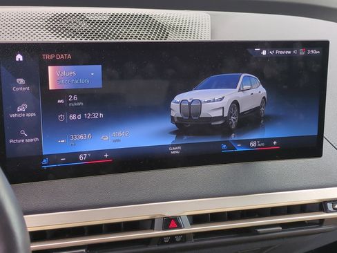 Used 2023 BMW iX xDrive50 w/ BMW I Signature Blue Package AWD/4WD image 21
