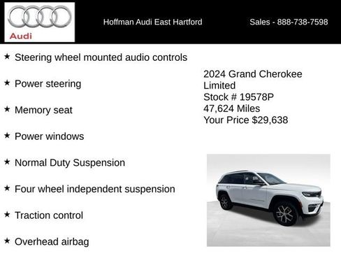 Used 2024 Jeep Grand Cherokee Limited AWD/4WD image 18