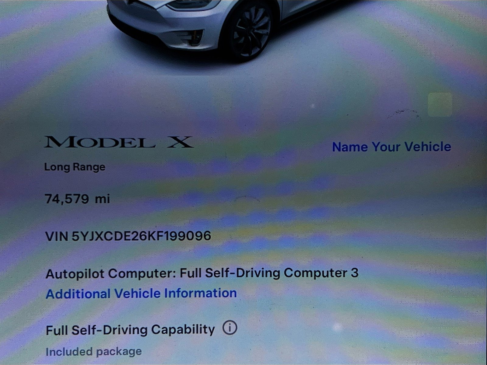Used 2019 Tesla Model X Long Range AWD/4WD image 8