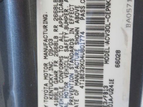 Used 2004 Toyota Camry SE image 63