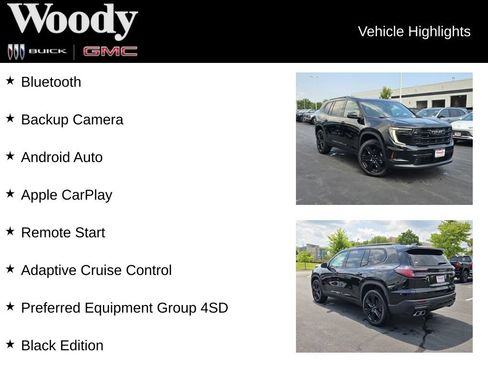 Used 2026 GMC Acadia Elevation w/ Black Edition AWD/4WD image 3