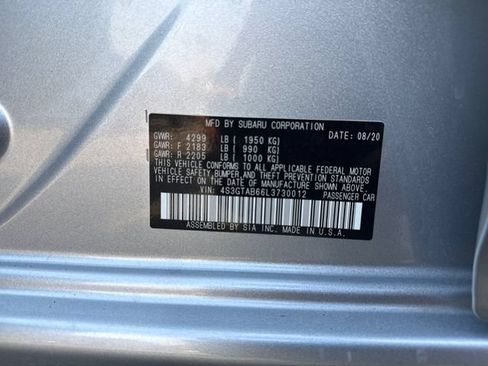 Used 2020 Subaru Impreza 2.0i AWD/4WD image 16