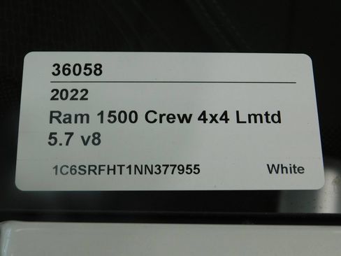 Used 2022 RAM 1500 Limited w/ Body-Colour Bumper Group AWD/4WD image 74