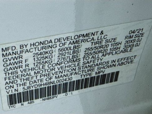 Used 2022 Acura MDX FWD w/ Technology Package image 44