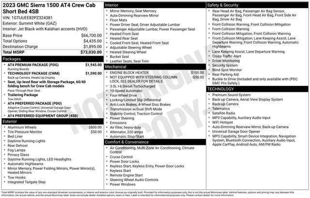 Used 2023 GMC Sierra 1500 AT4 w/ AT4 Premium Package AWD/4WD image 25