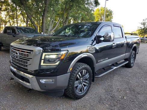 Used 2021 Nissan Titan Platinum Reserve w/ Moonroof Package AWD/4WD image 2