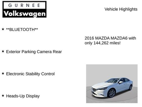 Used 2016 MAZDA MAZDA6 Grand Touring FWD image 7