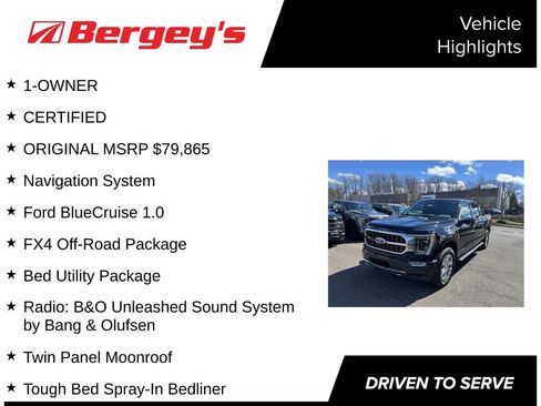 Certified 2023 Ford F150 Platinum w/ Equipment Group 701A High image 5