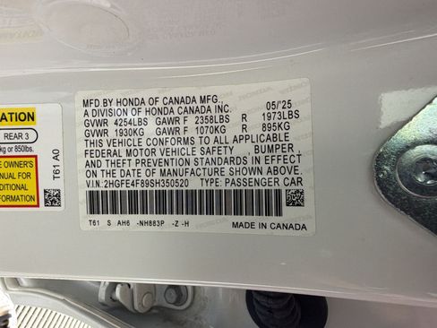 Used 2025 Honda Civic FWD Hybrid Sedan image 25