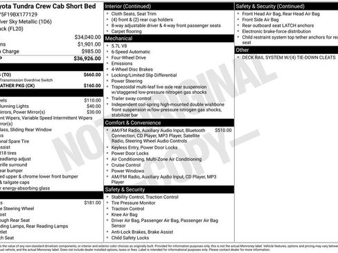 Used 2011 Toyota Tundra 4x4 CrewMax w/ Tow Pkg image 2