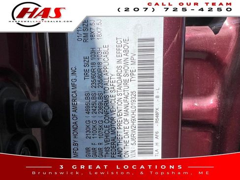 Used 2017 Honda CR-V Touring image 16