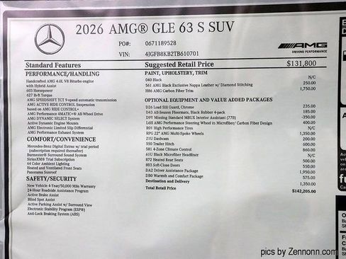 New 2026 Mercedes-Benz GLE 63 AMG S image 31