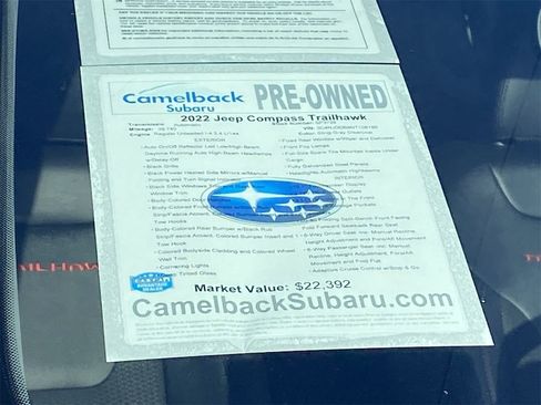 Used 2022 Jeep Compass Trailhawk w/ Trailhawk Convenience Group image 6