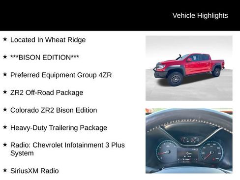 Used 2020 Chevrolet Colorado ZR2 w/ Colorado ZR2 Bison Edition image 8