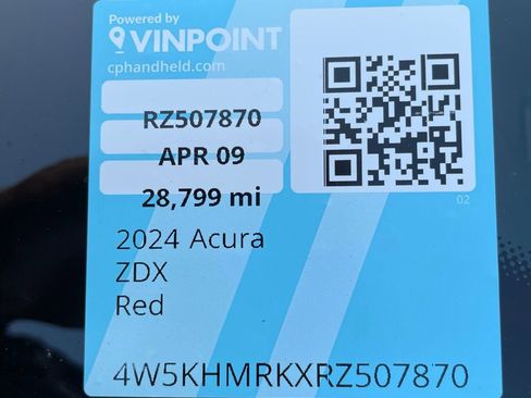 Used 2024 Acura ZDX A-Spec image 29