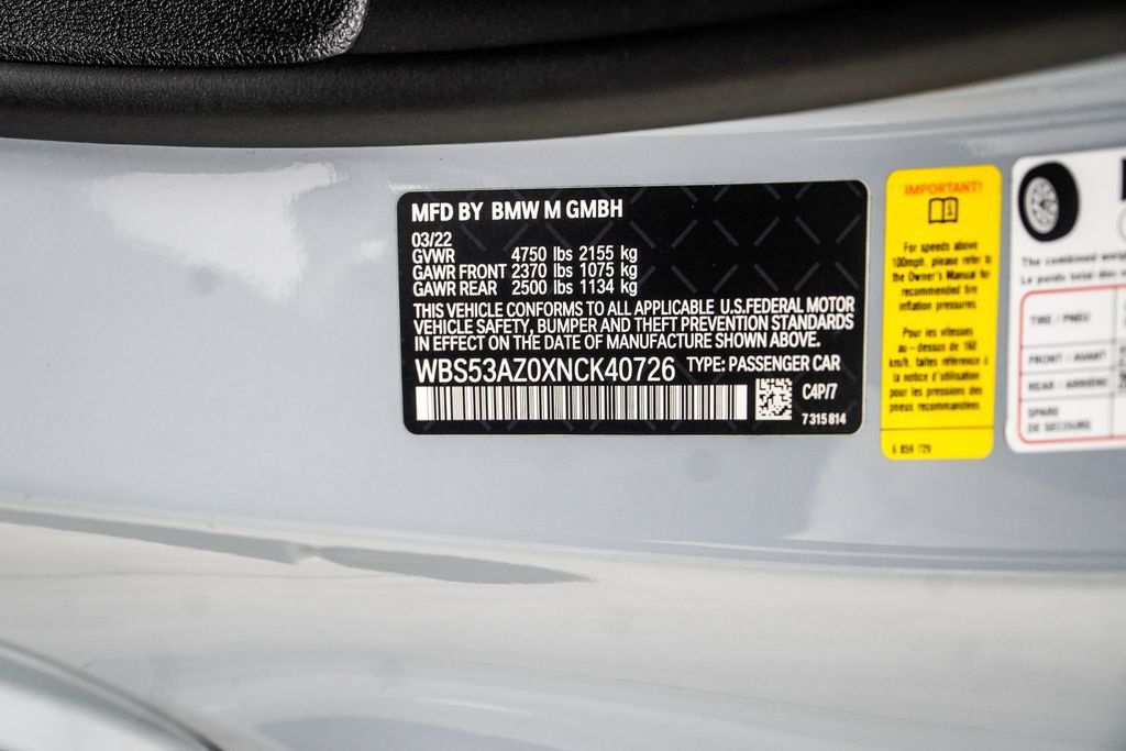 Used 2022 BMW M4 Coupe w/ Executive Package RWD image 55