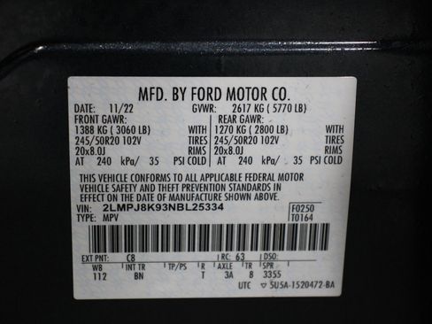 Used 2022 Lincoln Nautilus Reserve image 41