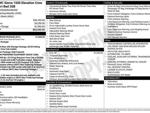 Used 2024 GMC Sierra 1500 Elevation w/ X31 Off-Road Package image 37