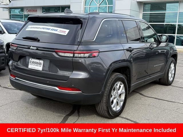 Certified 2023 Jeep Grand Cherokee Limited AWD/4WD image 3