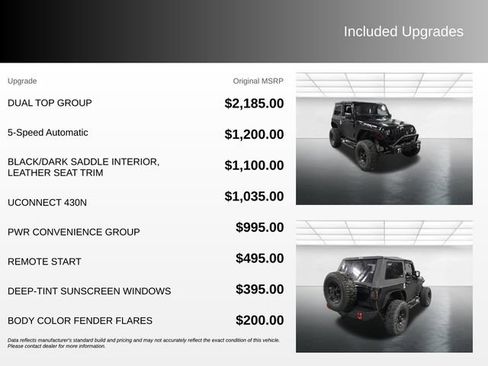 Used 2013 Jeep Wrangler Rubicon w/ Dual Top Group AWD/4WD image 4