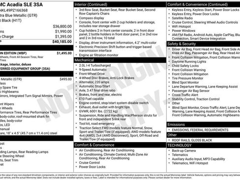 Used 2023 GMC Acadia SLE w/ Elevation Edition image 6