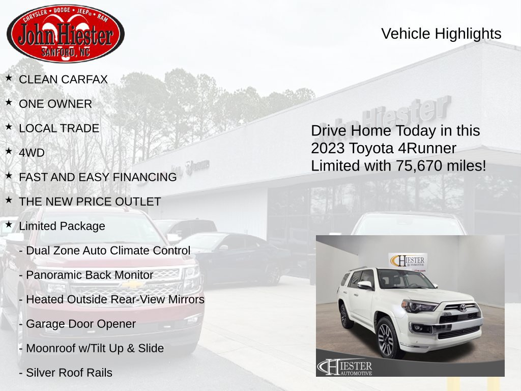 Used 2023 Toyota 4Runner Limited AWD/4WD image 5