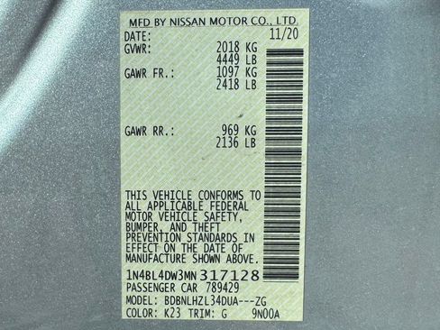 Used 2021 Nissan Altima 2.5 SV AWD/4WD image 12