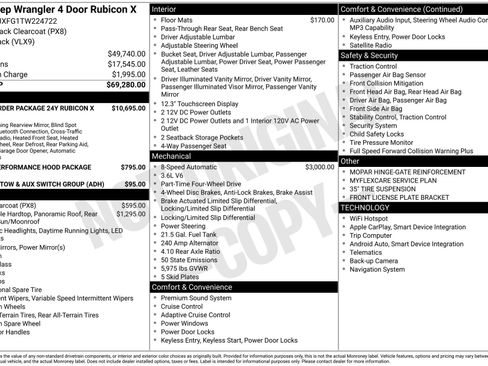 New 2026 Jeep Wrangler Unlimited Rubicon AWD/4WD image 1