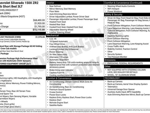 Used 2022 Chevrolet Silverado 1500 ZR2 w/ Technology Package image 6