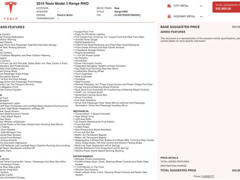 Used 2019 Tesla Model 3 Standard Range image 3