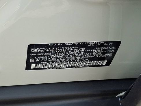 Certified 2026 Subaru Outback Limited XT AWD/4WD image 28