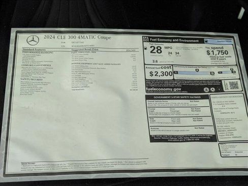 New 2024 Mercedes-Benz CLE 300 4MATIC Coupe image 21