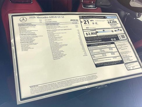 New 2026 Mercedes-Benz AMG GT 53 image 13