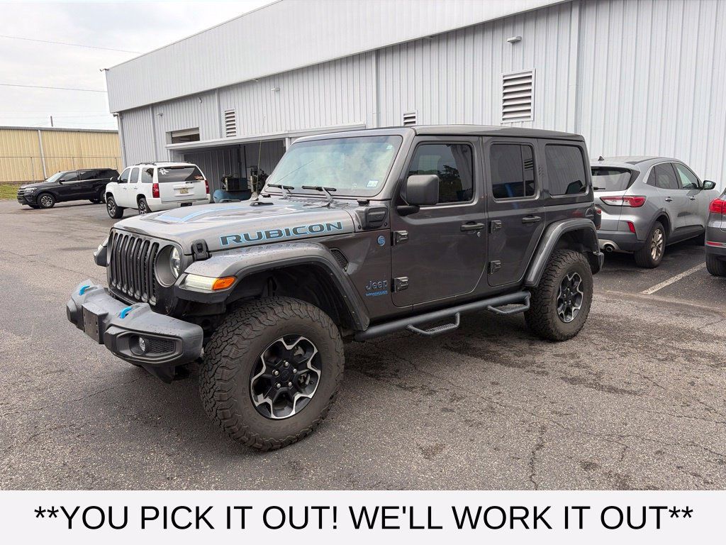 Used 2021 Jeep Wrangler Unlimited Rubicon 4xe w/ Cold Weather Group AWD/4WD image 3