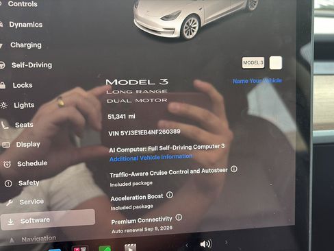 Used 2022 Tesla Model 3 Long Range AWD/4WD image 2