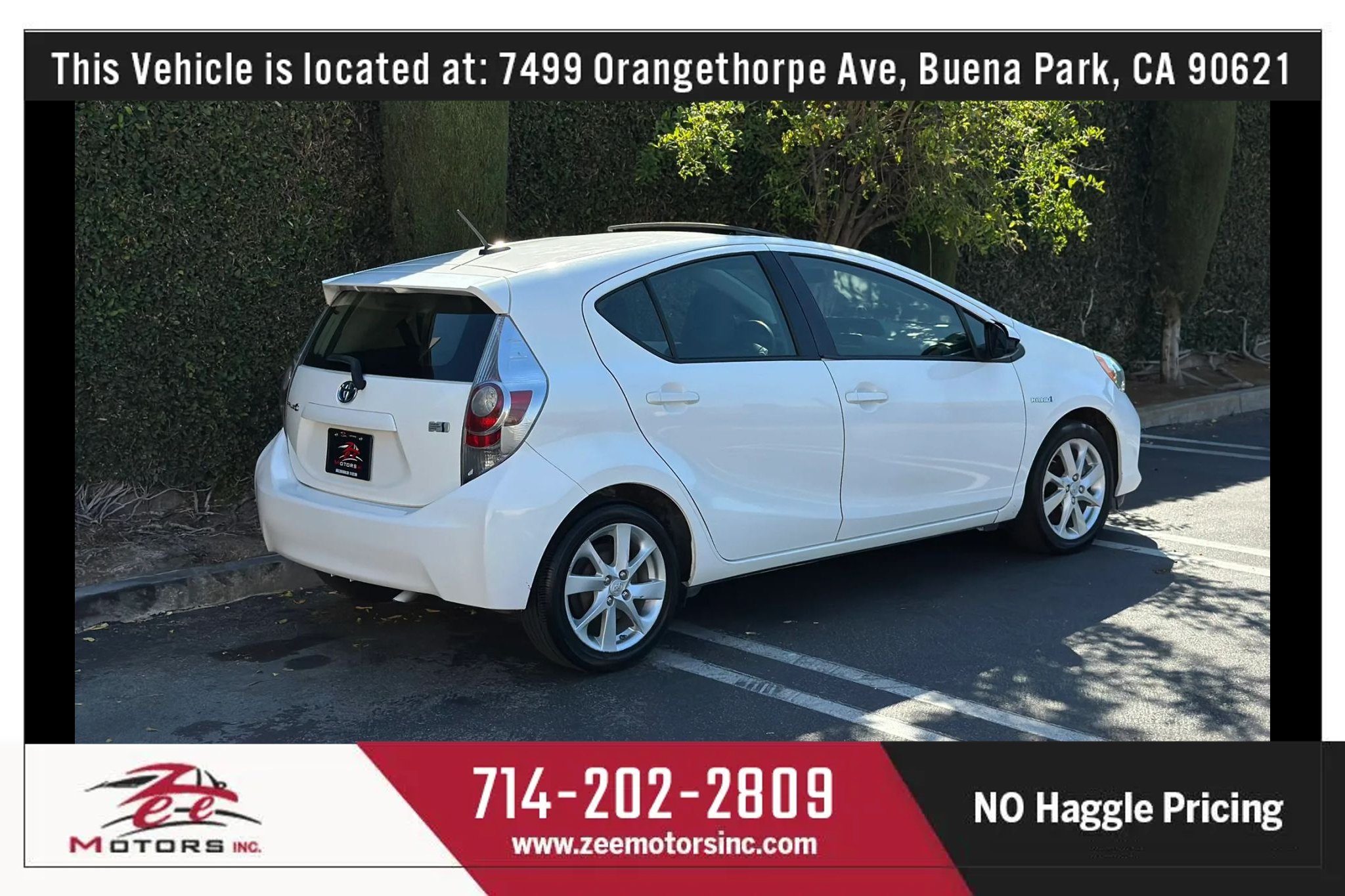 Used 2012 Toyota Prius C Four w/ Alloy Wheel Pkg FWD image 7