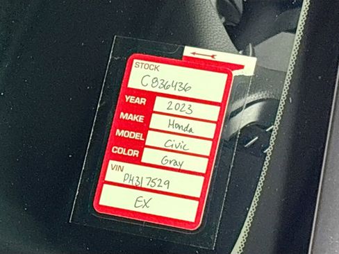 Certified 2023 Honda Civic EX image 26