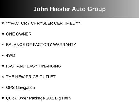 Used 2026 RAM 2500 Big Horn AWD/4WD image 1
