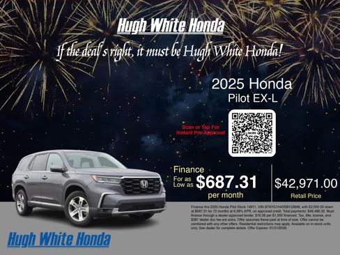 Used 2025 Honda Pilot EX-L image 3