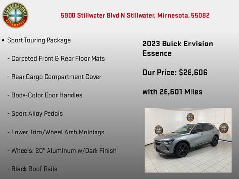 Used 2023 Buick Envision Essence w/ Sport Touring Package AWD/4WD image 5