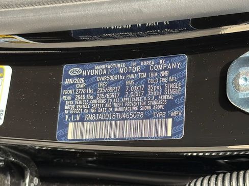 New 2026 Hyundai Tucson Blue SE image 32