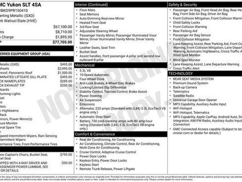 Used 2023 GMC Yukon SLT AWD/4WD image 40