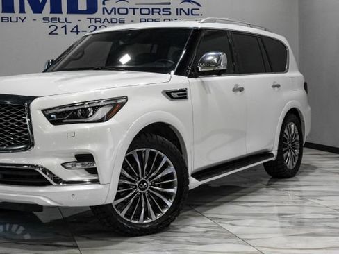 Used 2021 INFINITI QX80 Sensory w/ Cargo Package AWD/4WD image 8