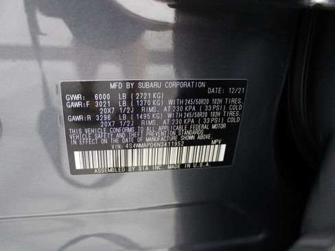 Used 2022 Subaru Ascent Limited w/ Technology Package AWD/4WD image 52