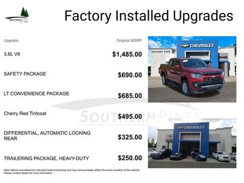 Used 2022 Chevrolet Colorado LT w/ Safety Package RWD image 7