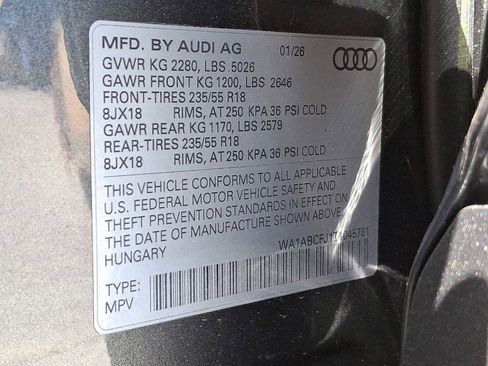 New 2026 Audi Q3 quattro 2.0T AWD/4WD image 24